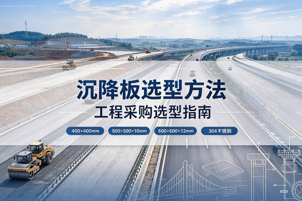 沈北新沉降板选择方法