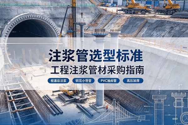 沈北新注浆管选型标准