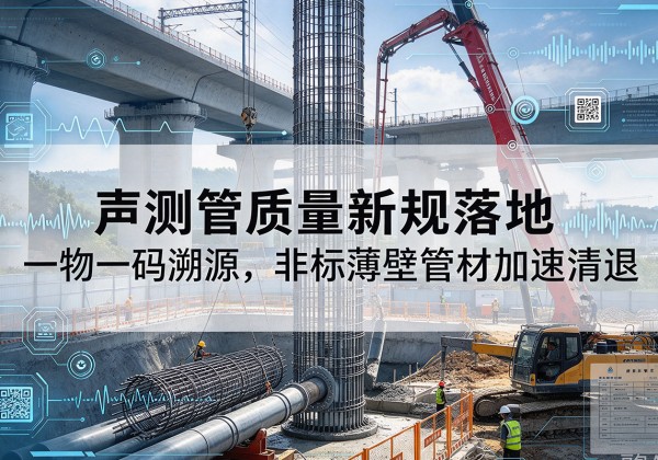 沈北新声测管质量新规落地，一物一码溯源，非标薄壁管材加速清退