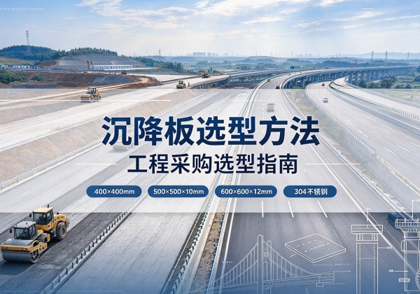 沈北新沉降板选择方法